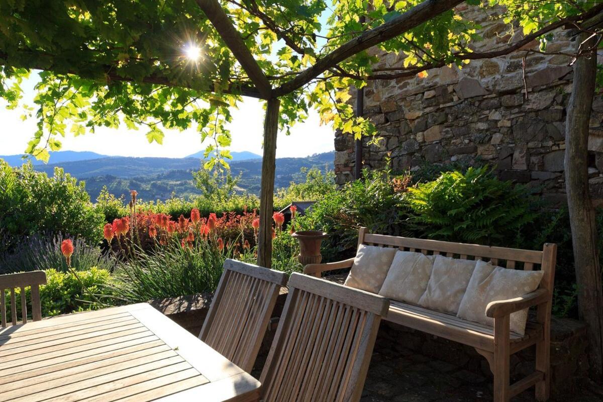 Villa Riflessi Di Fiesole - Piscina - Vista Firenze Bagian luar foto
