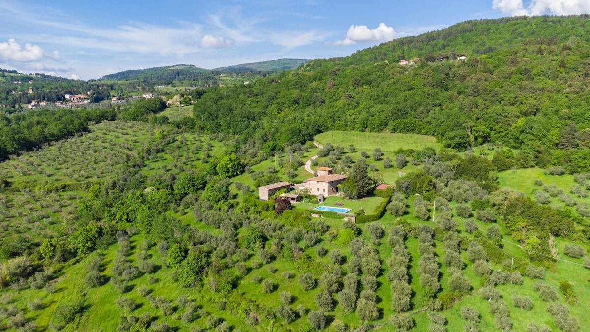 Villa Riflessi Di Fiesole - Piscina - Vista Firenze Bagian luar foto