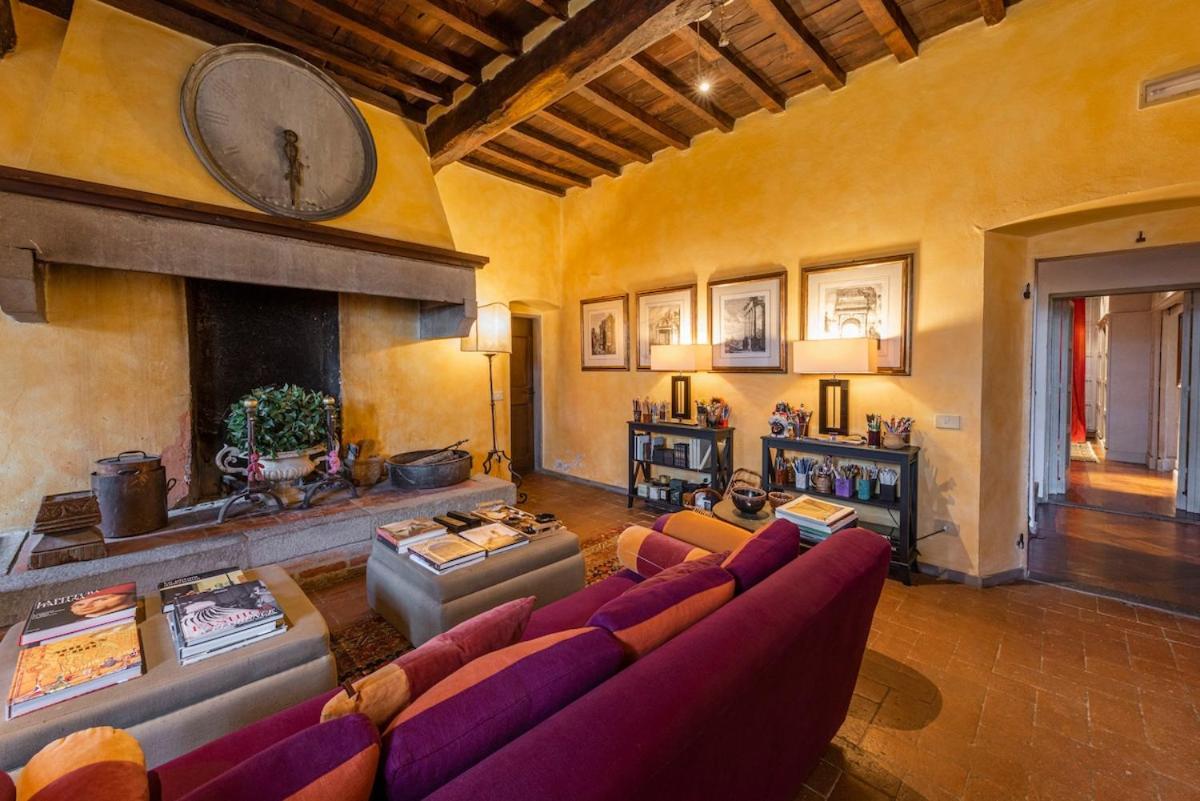 Villa Riflessi Di Fiesole - Piscina - Vista Firenze Bagian luar foto
