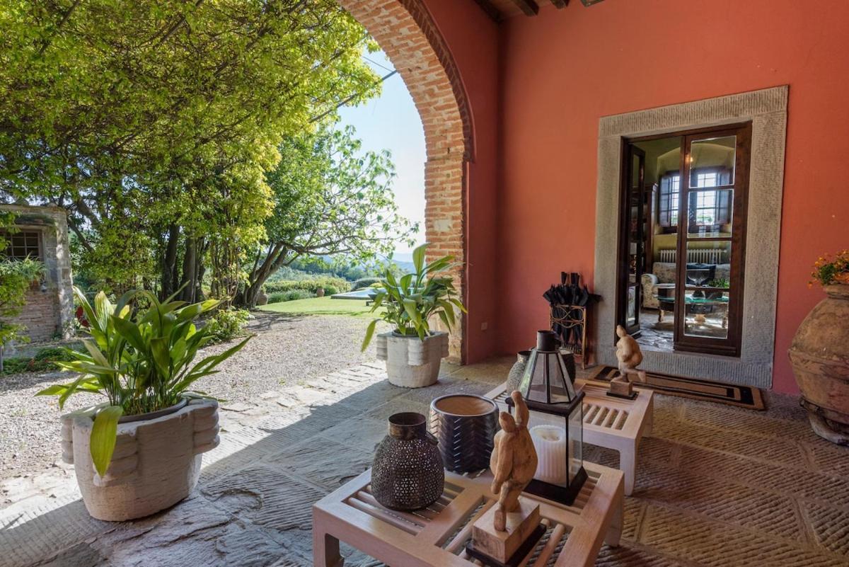 Villa Riflessi Di Fiesole - Piscina - Vista Firenze Bagian luar foto
