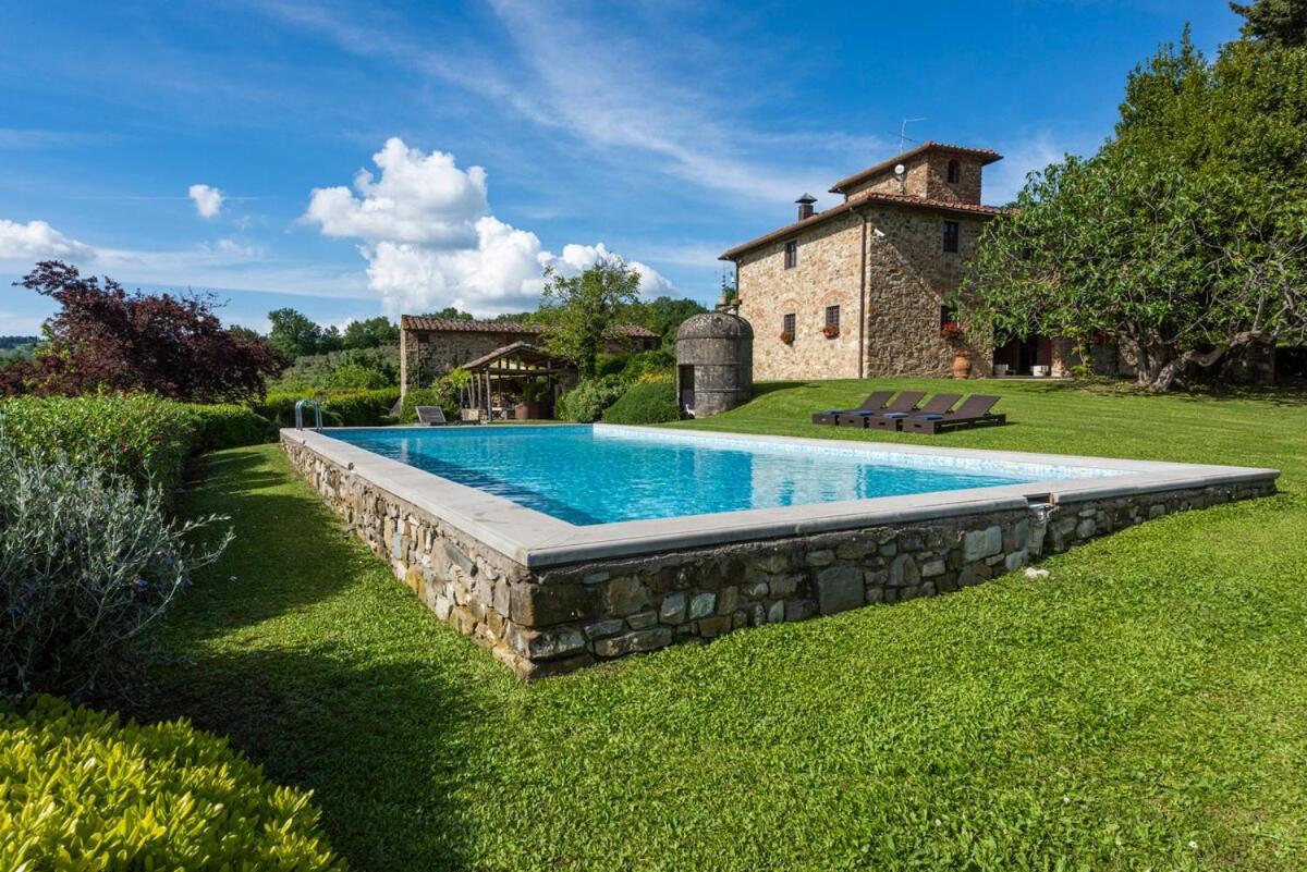 Villa Riflessi Di Fiesole - Piscina - Vista Firenze Bagian luar foto
