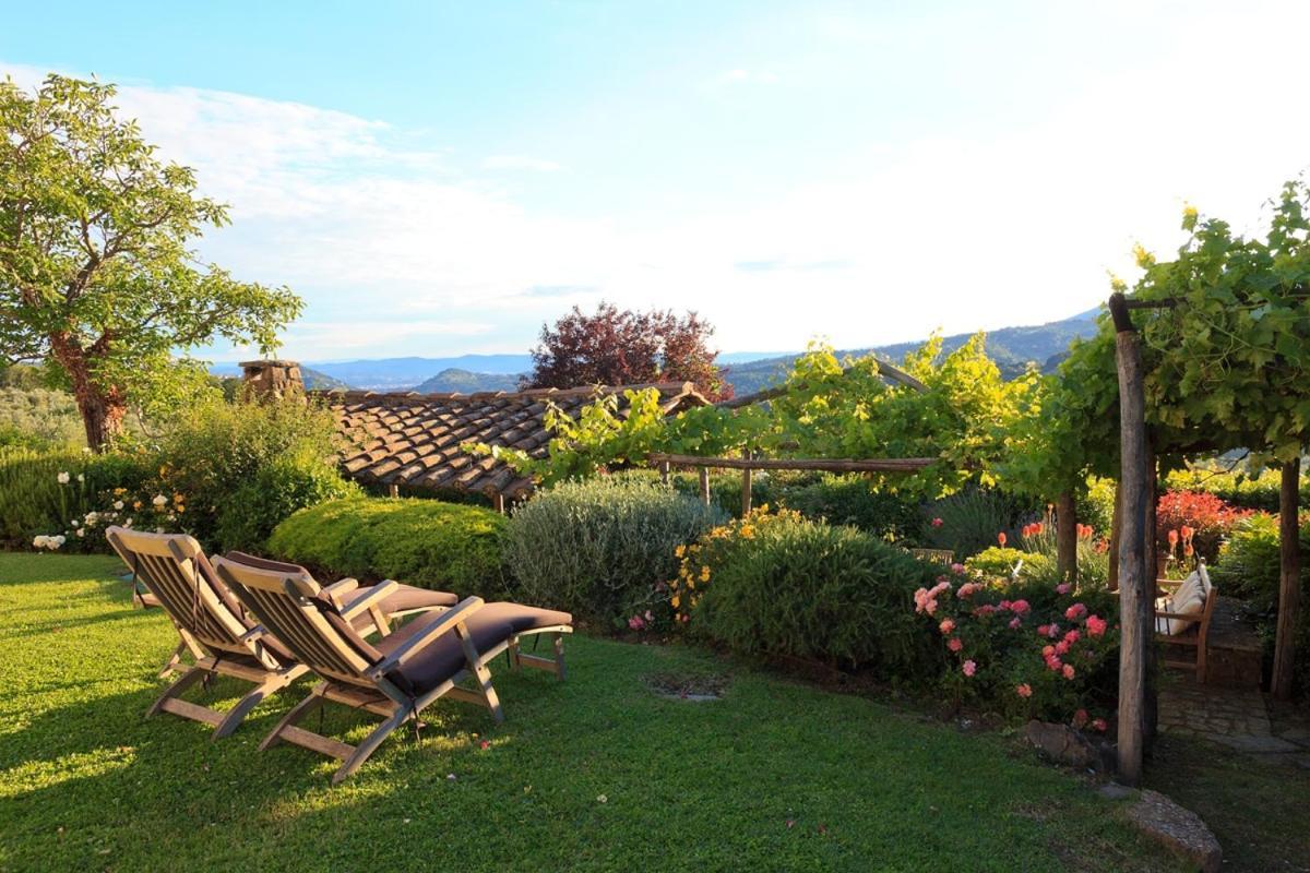 Villa Riflessi Di Fiesole - Piscina - Vista Firenze Bagian luar foto