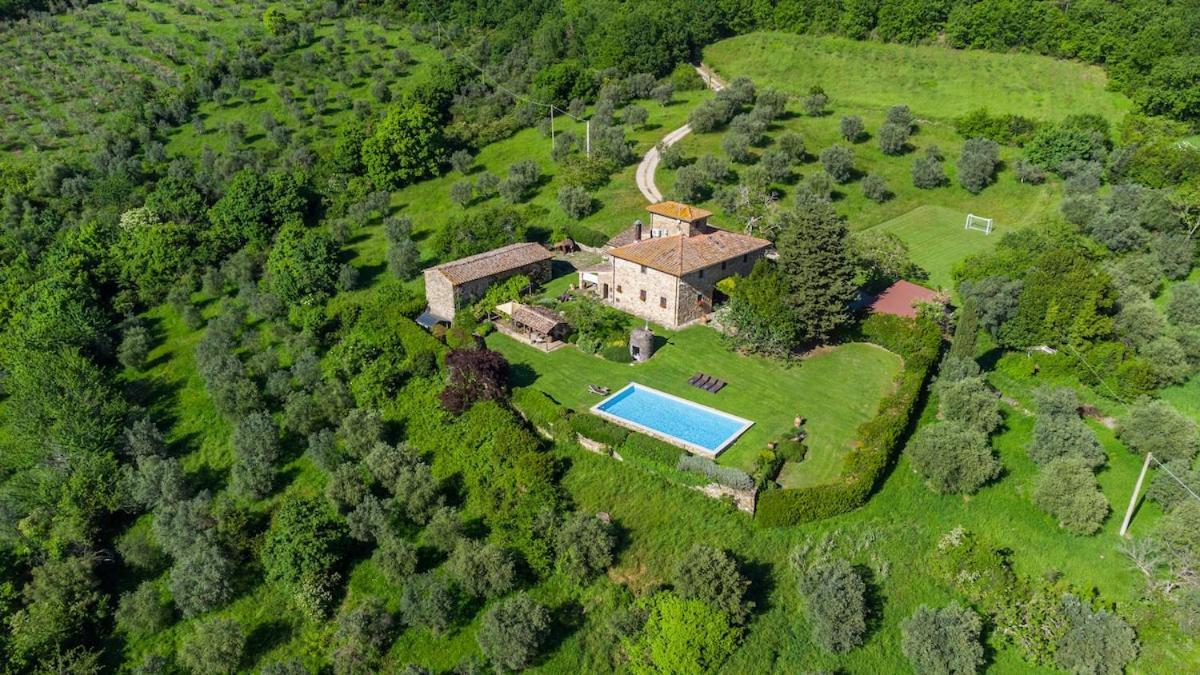 Villa Riflessi Di Fiesole - Piscina - Vista Firenze Bagian luar foto